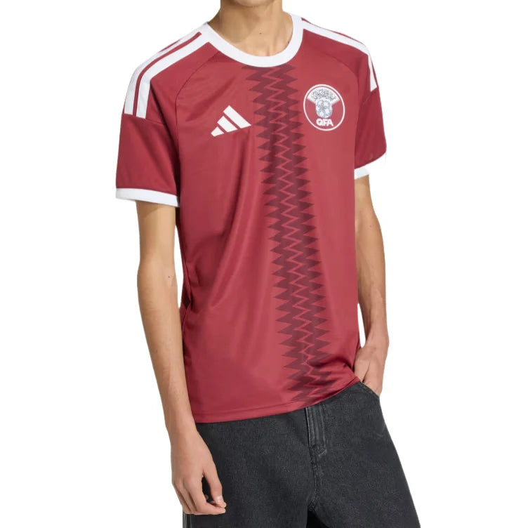 adidas Qatar 2026 Home Jersey Noble Maroon (KF0824)