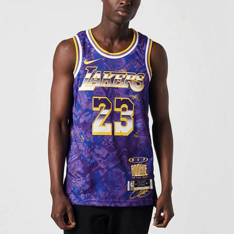 Nike NBA Los Angeles Lakers Select Series Swingman Jersey 'LeBron James #23' Purple 2022 (DA6951-504)