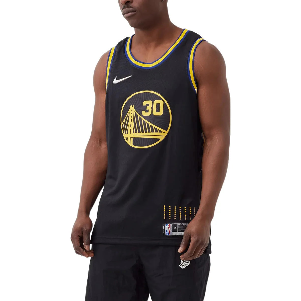 Nike NBA Warriors City Edition Jersey 'Stephen Curry #30' Black 2021 (DB4027-010)
