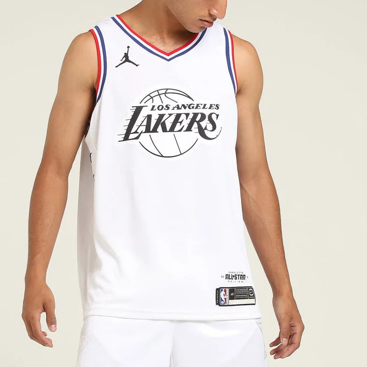 Jordan Brand NBA Los Angeles Lakers All-Star Edition Swingman Jersey 'LeBron James #23' White 2019 (AQ7297-106)