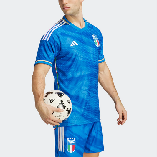 adidas Italy 2023 Home Authentic Jersey Blue (HS9891)