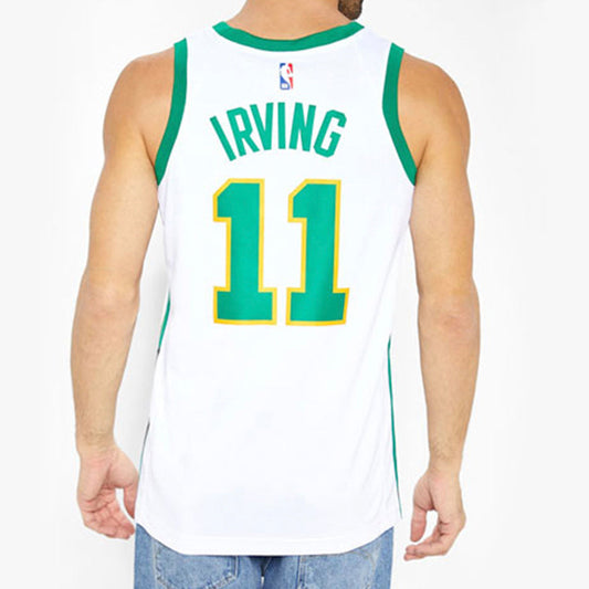 Nike NBA Boston Celtics Earned Edition Swingman Jersey 'Kyrie Irving #11' White 2018 (AJ4596-101)