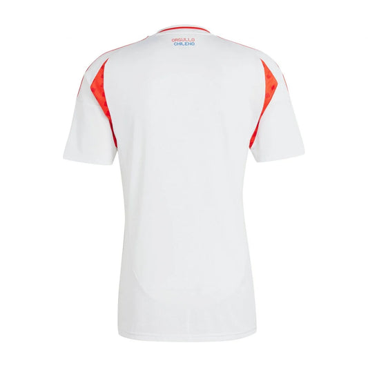 adidas Chile 2024 Away Jersey White/Red (IQ0674) - Asia Sizing