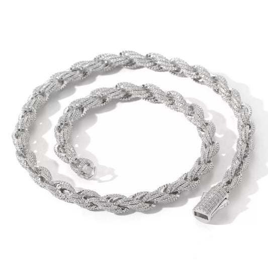 The Iced Rope Chain Necklace