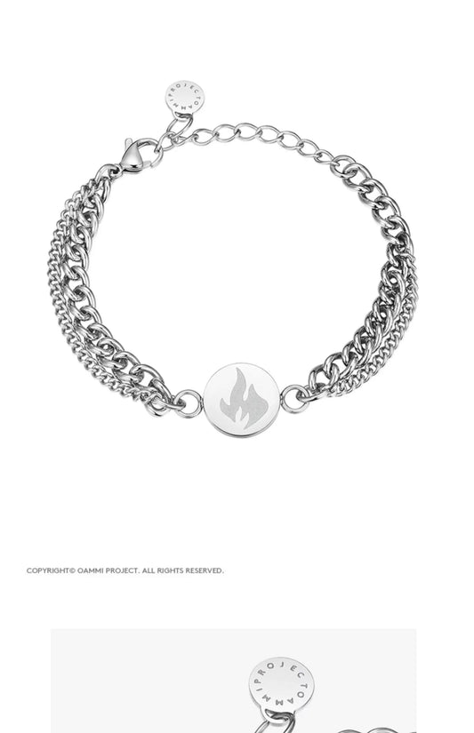 The Flame Coin Bracelet
