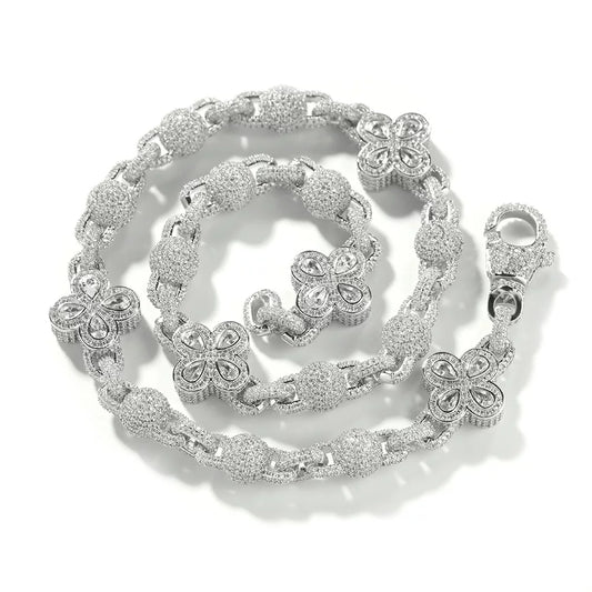 Petal Bloom Iced Mariner Chain Set