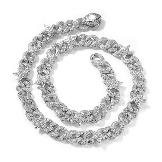 The Star Cuban Chain Necklace