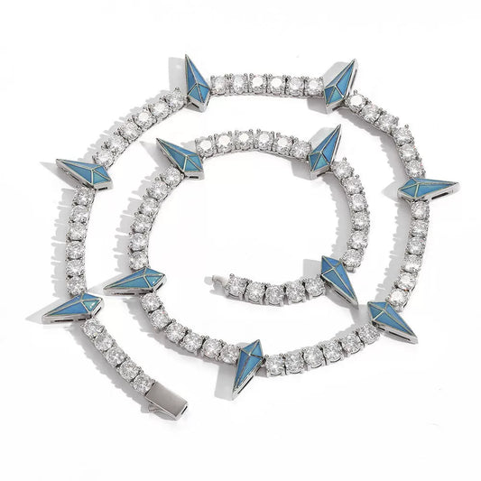 The Star Spike Tennis Chain Necklace