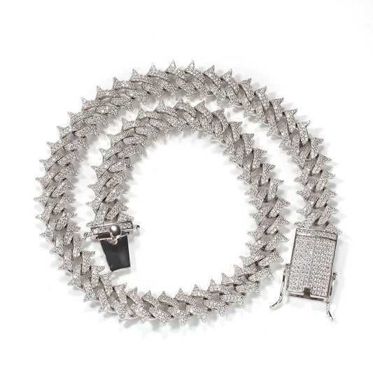 Thorns Iced Cuban Link Chain