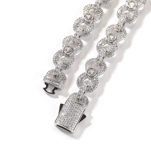 Glacé Mariner Iced Cuban Link Necklace