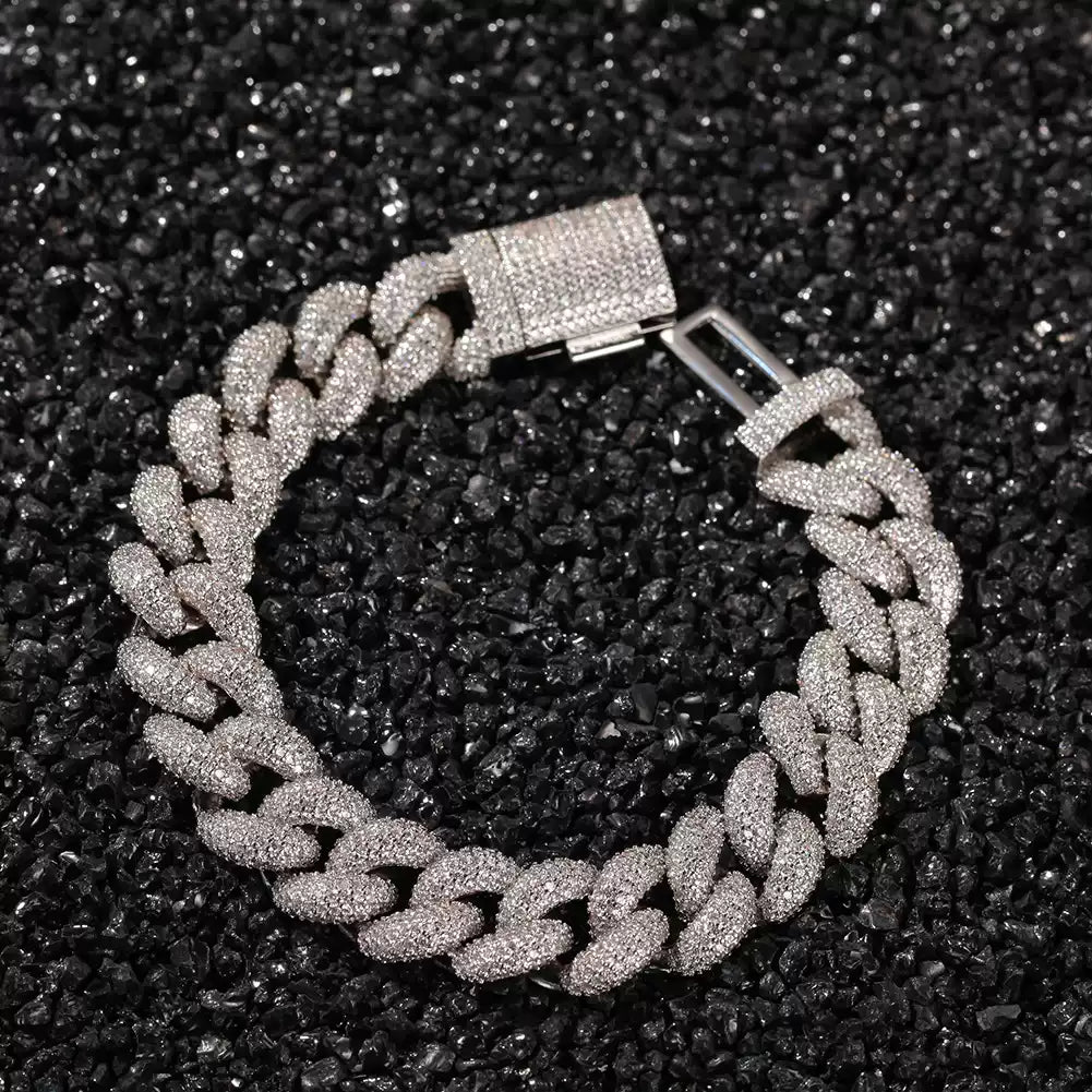 The Iced Cuban Bracelet