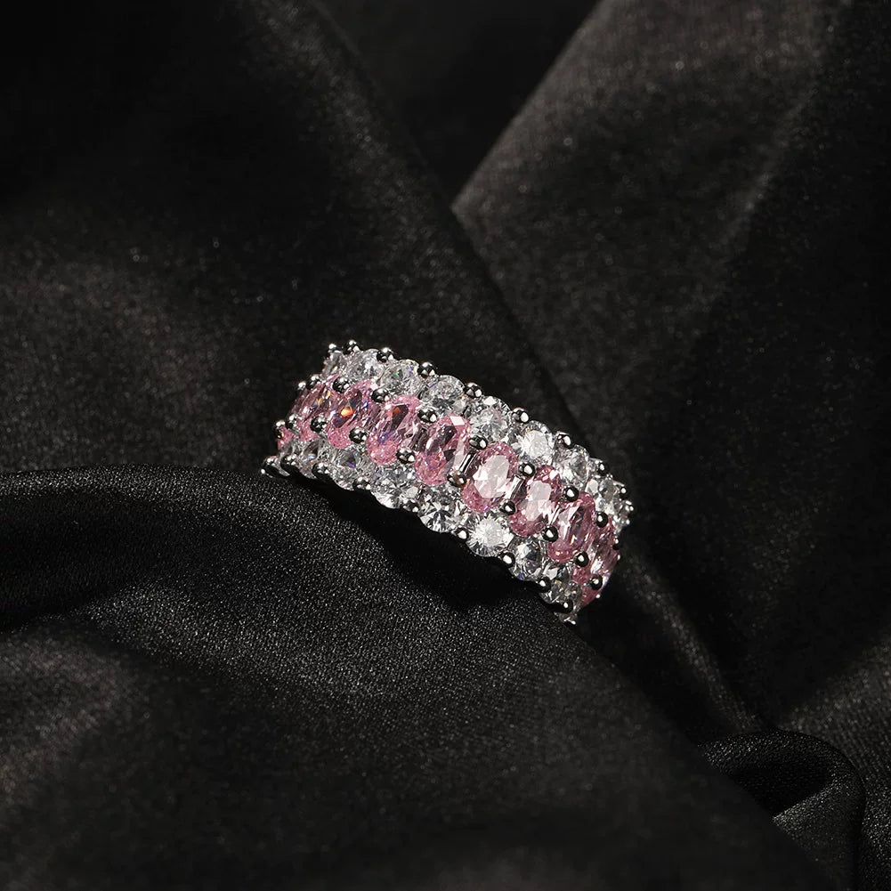 The Pink Row Ring