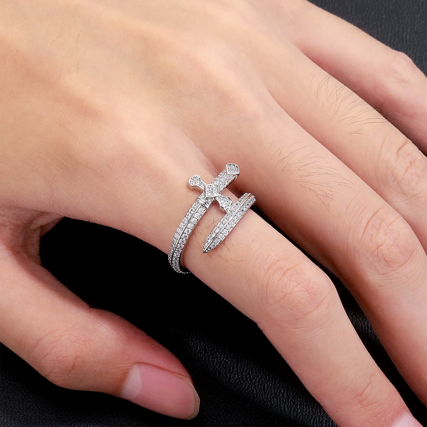 The Gothic Cross Wrap Ring