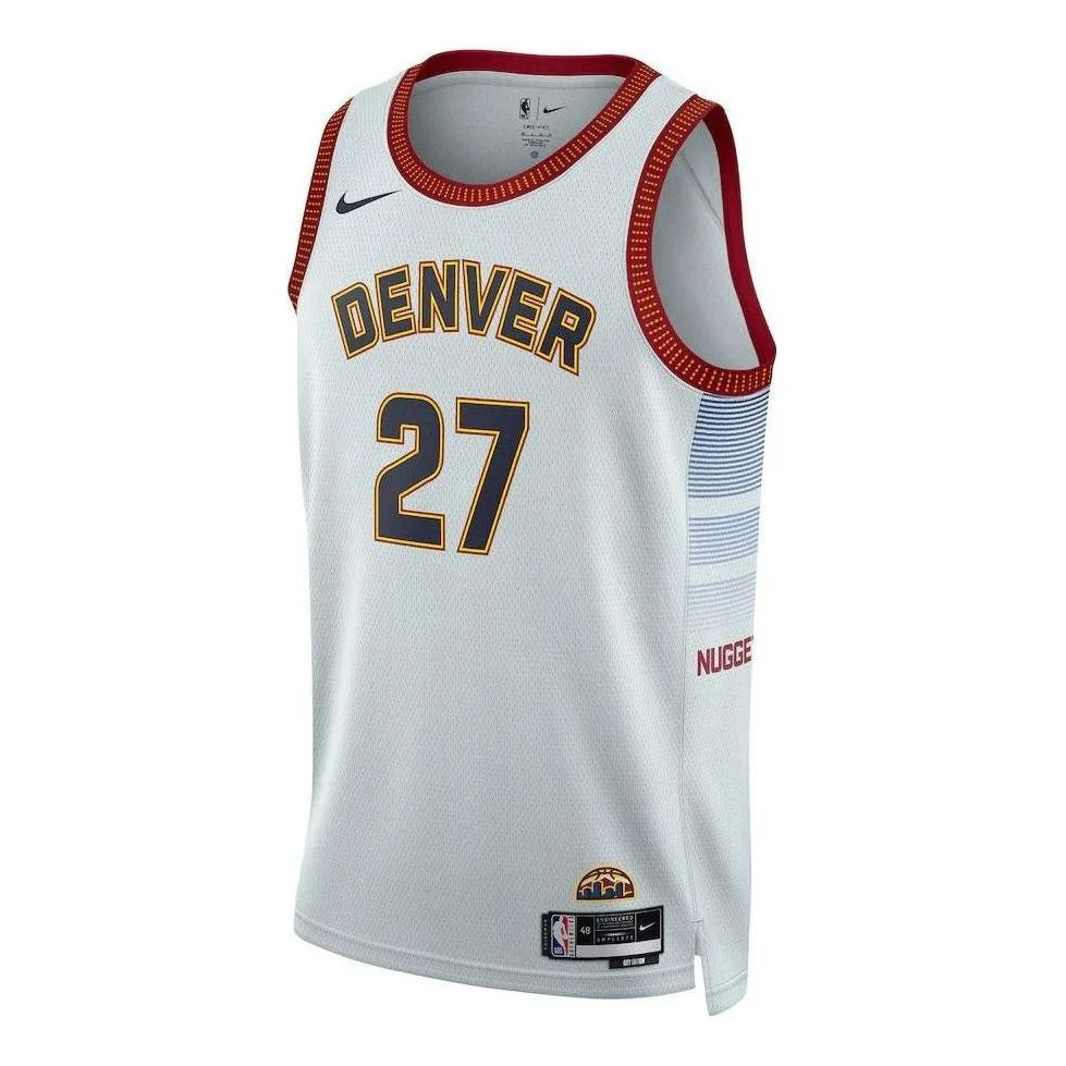 Nike NBA Nuggets City Edition Jersey 'Jamal Murray #27' White 2022 (DO9591-043)