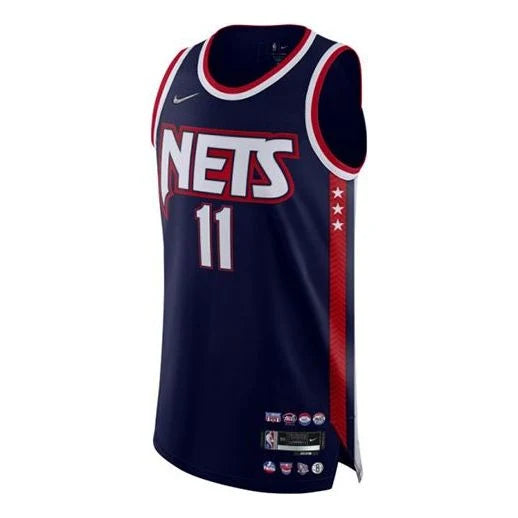 Nike NBA Brooklyn Nets City Edition Authentic Jersey 'Kyrie Irving #11' College Navy (DB3623-492)