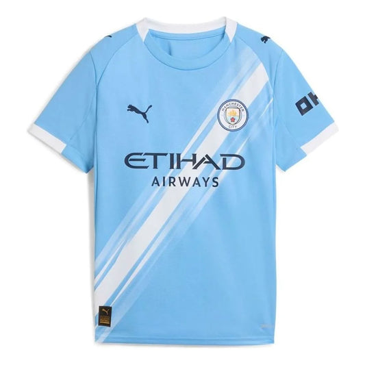PUMA Manchester City 2025/26 Youth Home GS Jersey Blue (780341-01)