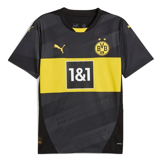 PUMA Borussia Dortmund 2024/25 Away Jersey Black/Yellow (774956-02)