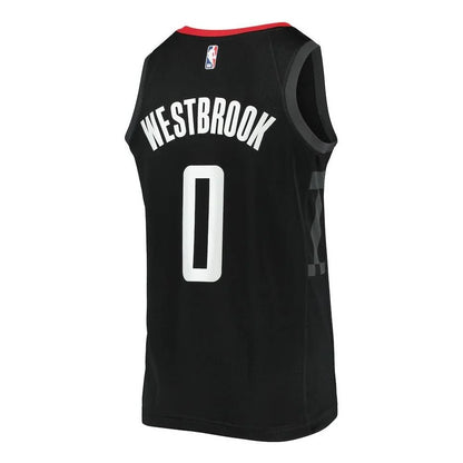 Nike NBA Houston Rockets Statement Edition Fast Break Replica Jersey 'Russell Westbrook #0' Black (877206-019)