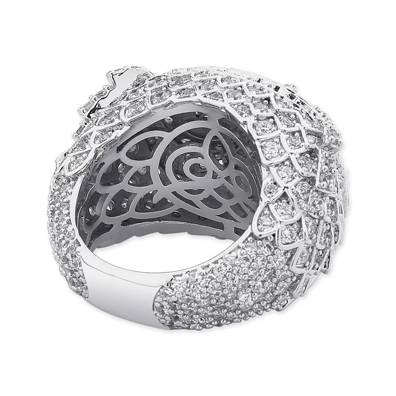 Iced Out Owl Ring