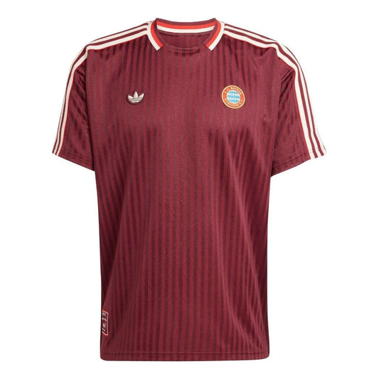 adidas FC Bayern Terrace Icons Jersey Red (JF0595) - Asia Sizing