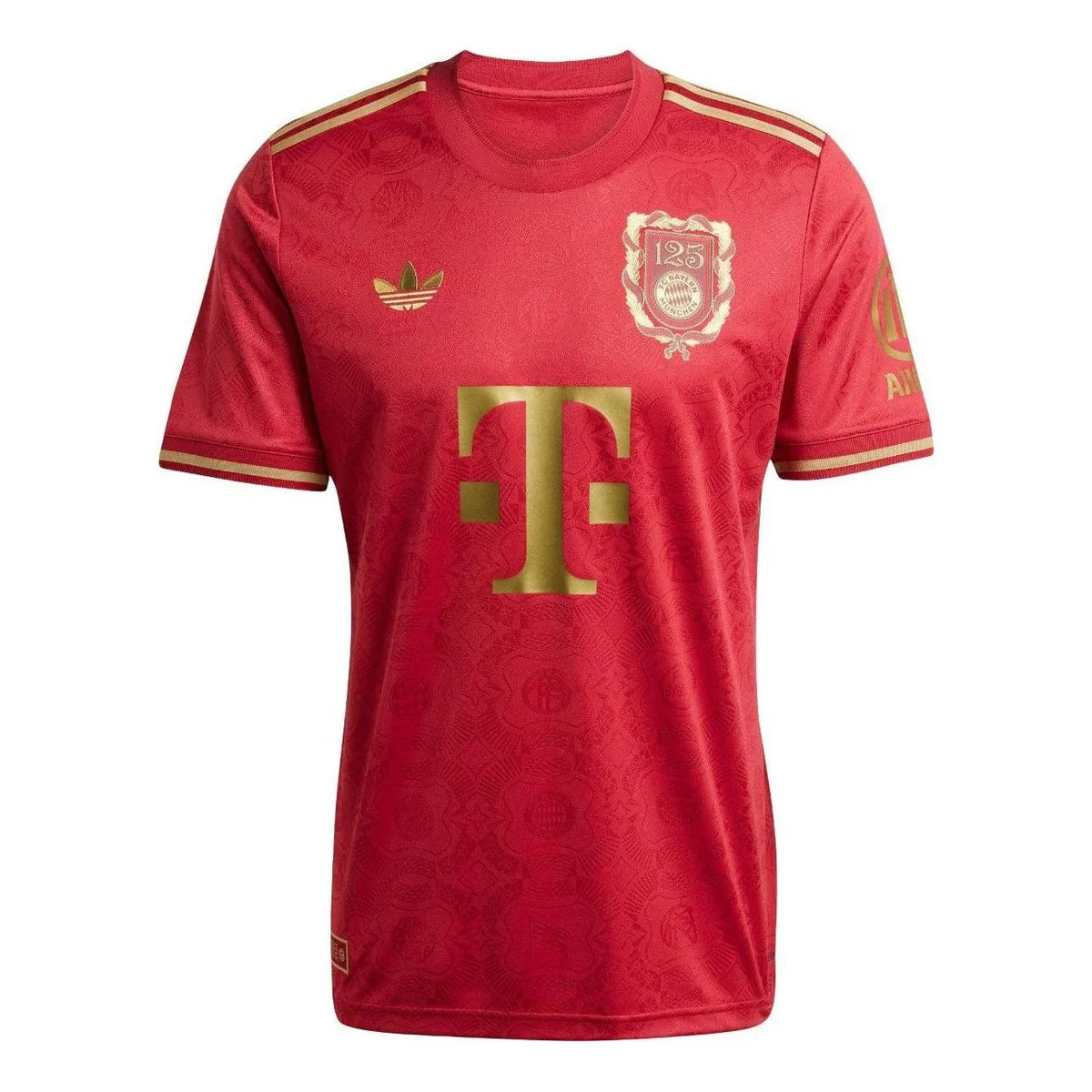 adidas FC Bayern Munich 125th Anniversary Jersey Red (JE6781) - Asia Sizing