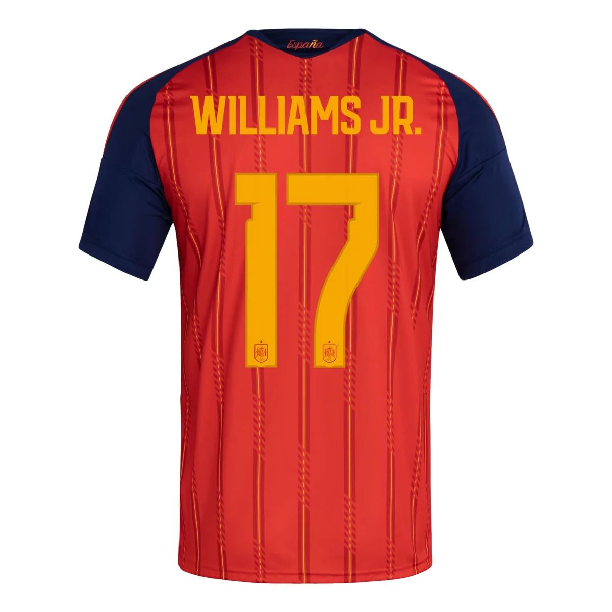 adidas Spain 2026 Home Jersey 'Williams Jr. #17' Vivid Red Asia Sizing (KW7714)