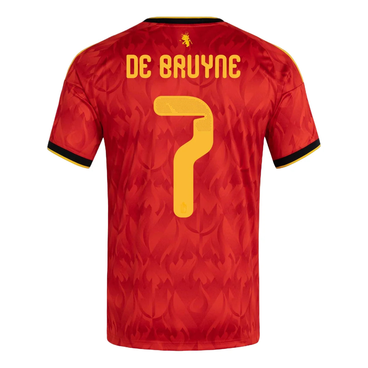 adidas Belgium 2026 Home Jersey 'Kevin De Bruyne #7' Red/Bold Gold Asia Sizing (KW7643)