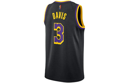 Nike NBA Los Angeles Lakers Earned Edition Swingman Jersey 'Anthony Davis #3' Black (CN9929-010)
