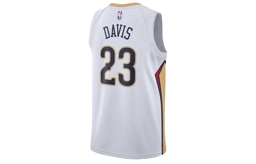 Nike NBA New Orleans Pelicans Association Edition Swingman Jersey 'Anthony Davis #23' White 2017 (864433-100)