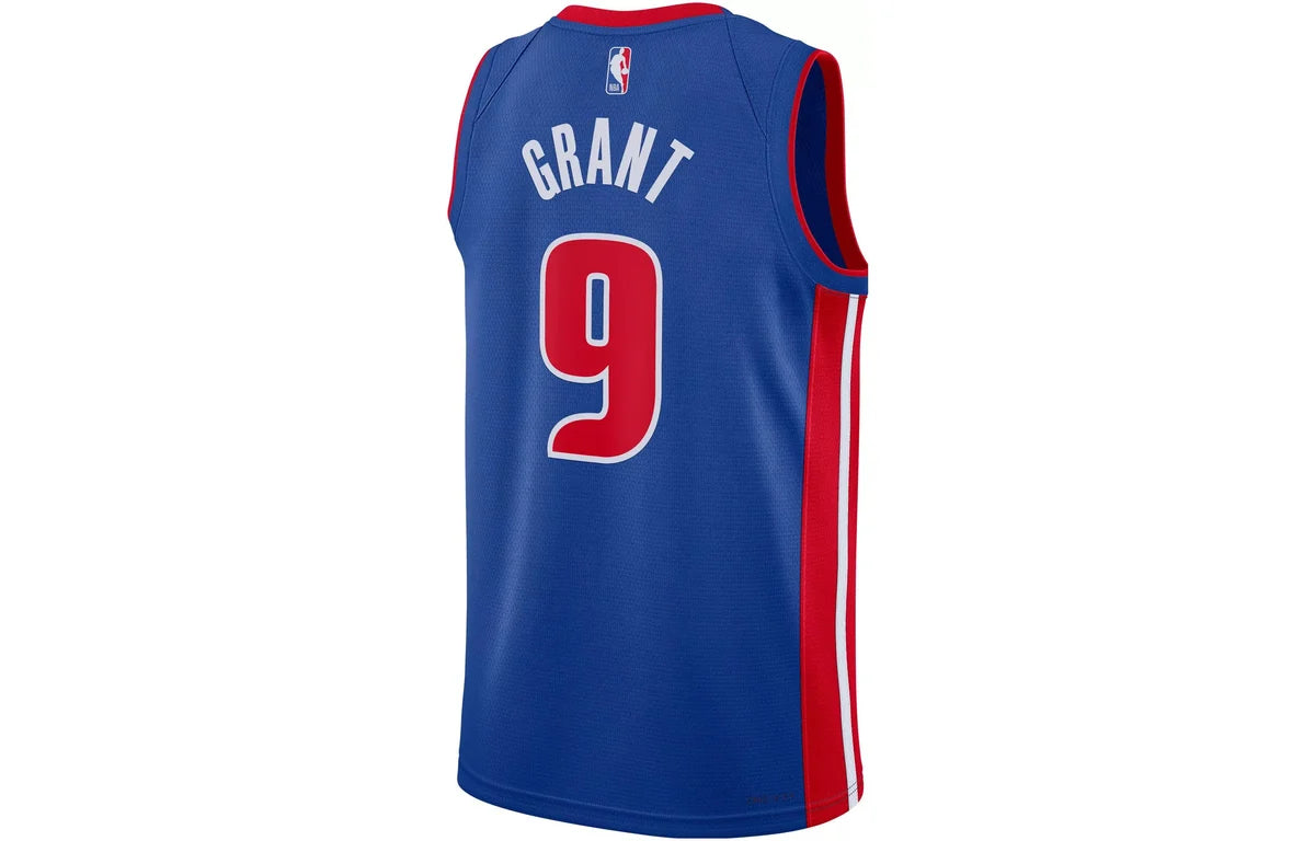 Nike NBA Detroit Pistons Icon Edition Swingman Jersey 'Jerami Grant #9' Game Royal Blue (DN2004-400)
