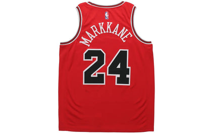 Nike NBA Bulls Icon Edition Jersey 'Lauri Markkanen #24' Red 2018 (864465-664)