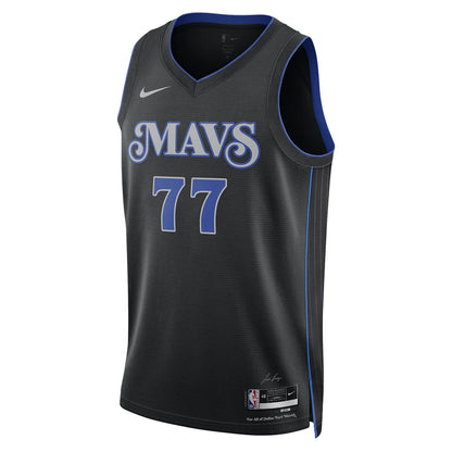 Nike NBA Dallas Mavericks 2023–24 City Edition Swingman Jersey 'Luka Dončić #77' Black (DX8499-010)
