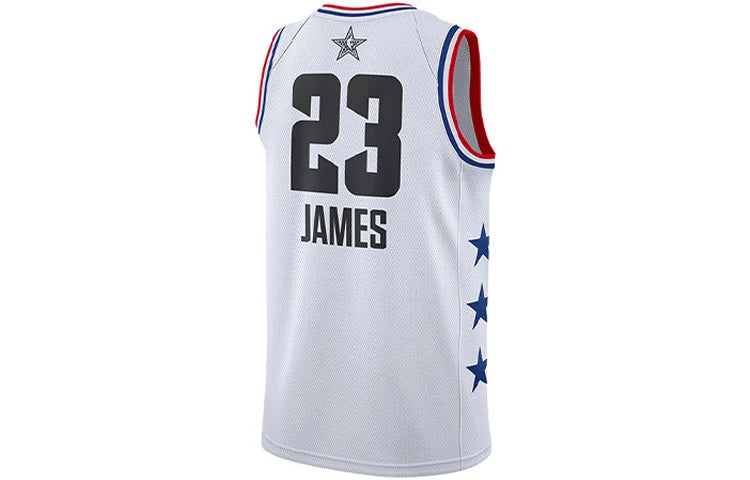 Jordan Brand NBA Los Angeles Lakers All-Star Edition Swingman Jersey 'LeBron James #23' White 2019 (AQ7297-106)