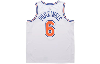Nike NBA Knicks Association Swingman Jersey 'Kristaps Porzingis #6' White (877215-100)
