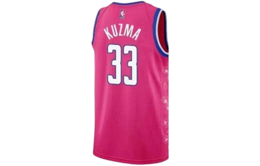 Nike NBA Washington Wizards City Edition Jersey 'Kyle Kuzma #33' Pink Cherry Blossom 2022 (DO9613-683)
