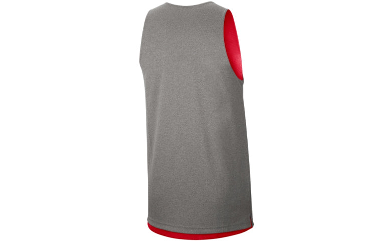 Nike NBA Chicago Bulls Reversible Jersey Grey Red (CN0705-657)