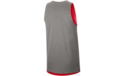 Nike NBA Chicago Bulls Reversible Jersey Grey Red (CN0705-657)