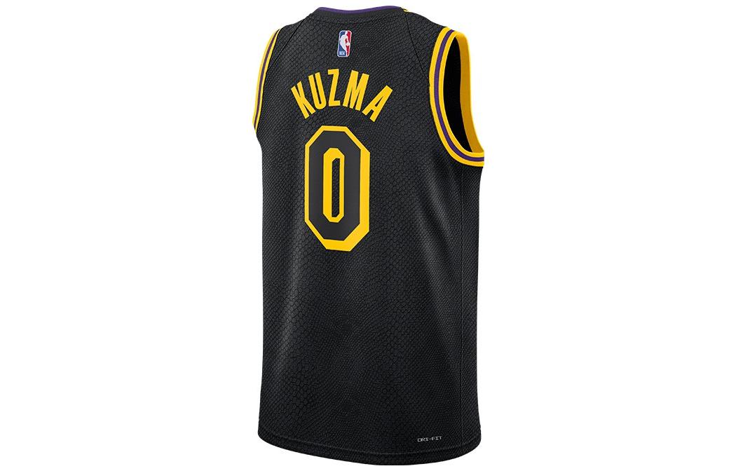 Nike NBA Los Angeles Lakers City Edition Jersey 'Kyle Kuzma #0' Black 2017 (DJ1433-012)