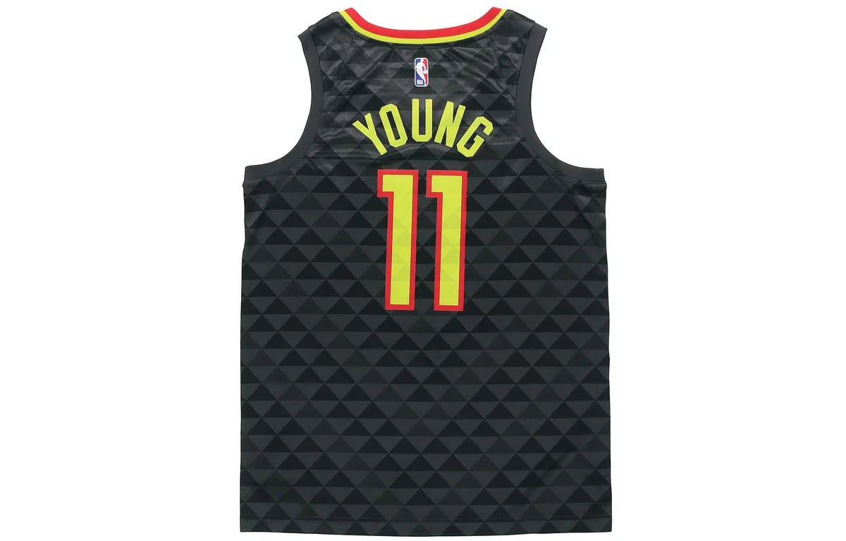 Nike NBA Atlanta Hawks Statement Swingman Jersey 'Trae Young #11' Black (864457-017)