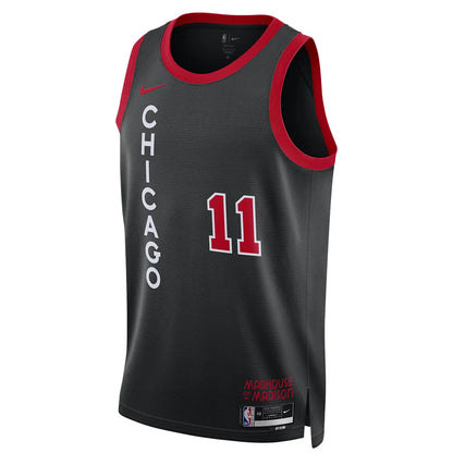 Nike NBA Chicago Bulls City Edition Swingman Jersey 'DeMar DeRozan #11' Black 2023 (DX8497-011)