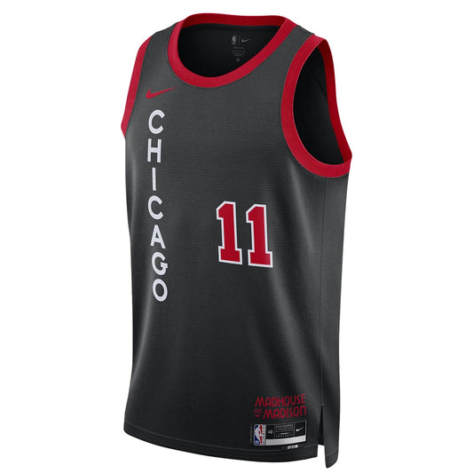 Nike NBA Chicago Bulls City Edition Swingman Jersey 'DeMar DeRozan #11' Black 2023 (DX8497-011)