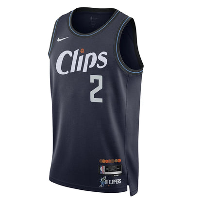 Nike NBA Clippers City Edition Jersey 'Kawhi Leonard #2' Navy 2023 (DX8505-420)