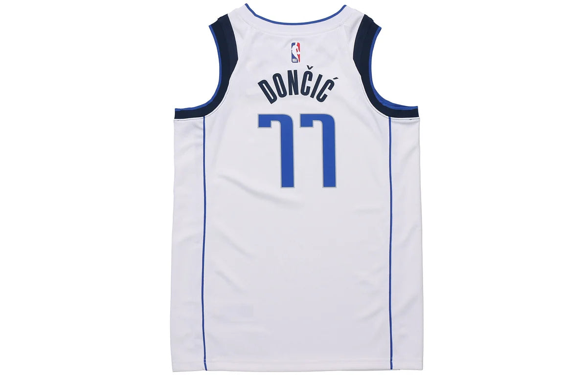 Nike NBA Dallas Mavericks Association Edition Swingman Jersey 'Luka Dončić #77' White (CW3588-109)