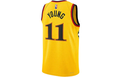Nike NBA Hawks 2021/22 City Swingman Jersey 'Trae Young #11' Gold (DB4017-728)