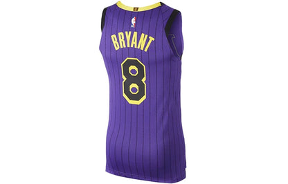 Nike NBA Los Angeles Lakers City Edition Lore Series Authentic Jersey 'Kobe Bryant #8' Purple (AV3696-504)