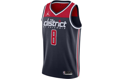 Jordan Brand NBA Wizards Statement Edition Jersey 'Rui Hachimura #8' Navy 2021 (CV9497-420)