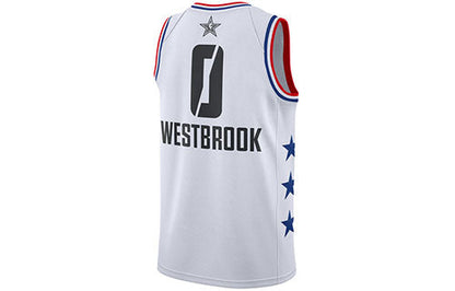 Jordan Brand NBA Thunder All-Star Jersey 'Russell Westbrook #0' White 2019 (AQ7297-110)