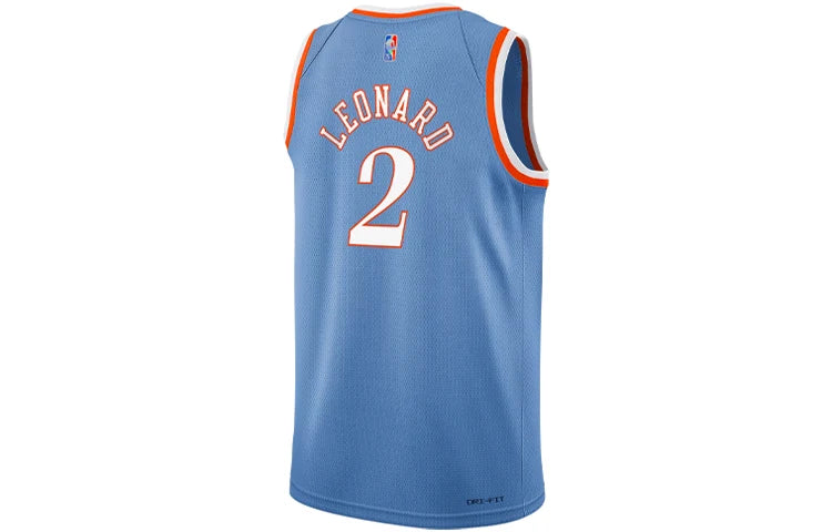 Nike NBA Clippers City Swingman Jersey 'Kawhi Leonard #2' Blue 2021/22 (DB4031-462)