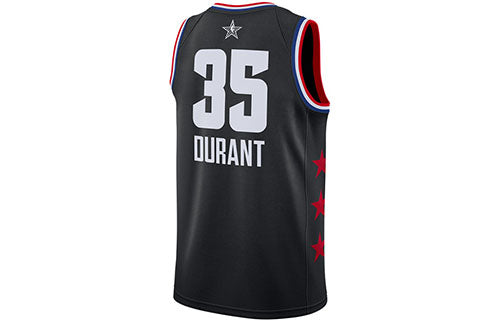Jordan NBA Golden State Warriors 2019 All-Star Swingman Jersey 'Kevin Durant #35' Black (AQ7295-014)