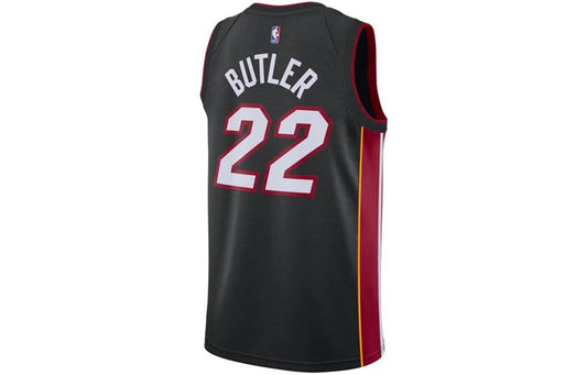Nike NBA Miami Heat Icon Edition Jersey 'Jimmy Butler #22' Black 2020 (CW3671-014)